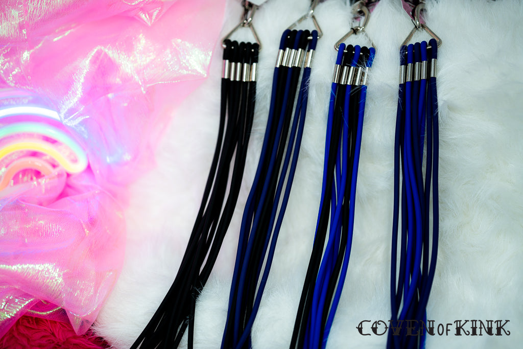 Vegan Leather Heavy Rope Finger Flogger