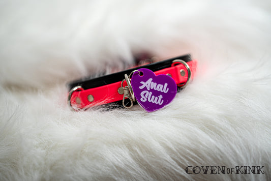 Anal Slut Collar Tag