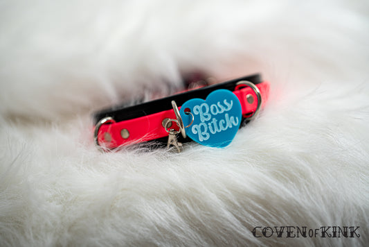 Boss Bitch Collar Tag