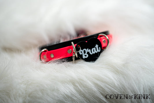 Brat Collar Tag