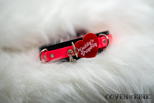 Daddy's Property Collar Tag