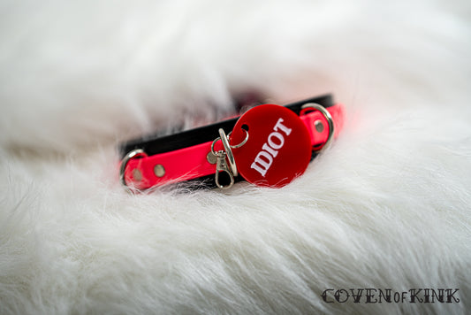 Idiot Collar Tag