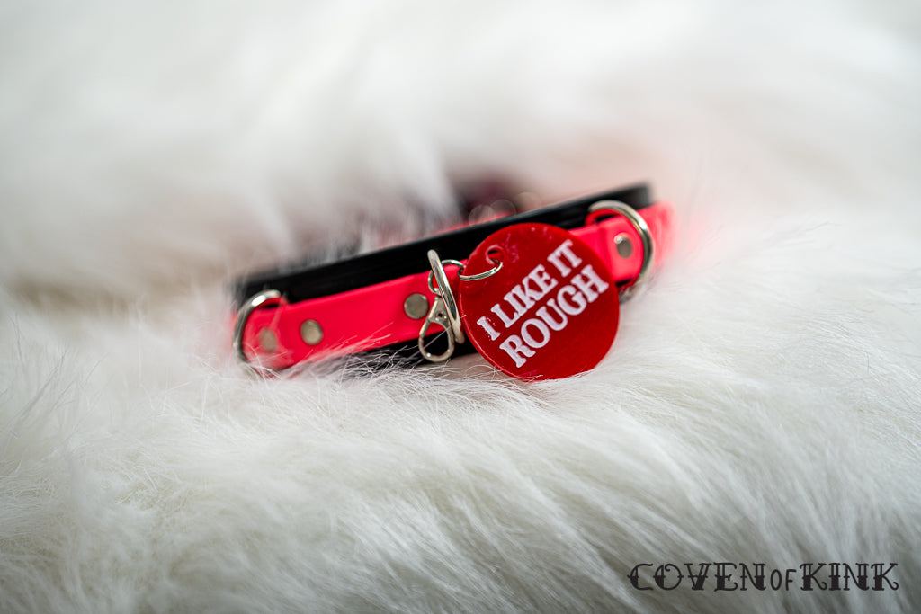 I Like It Rough Collar Tag