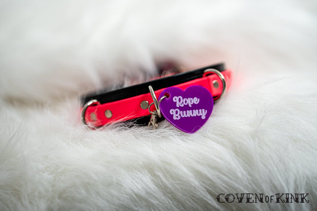 Rope Bunny Collar Tag