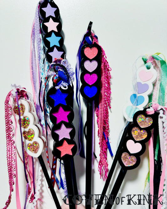 Heart Princess Wand Whipping Cane (.375)