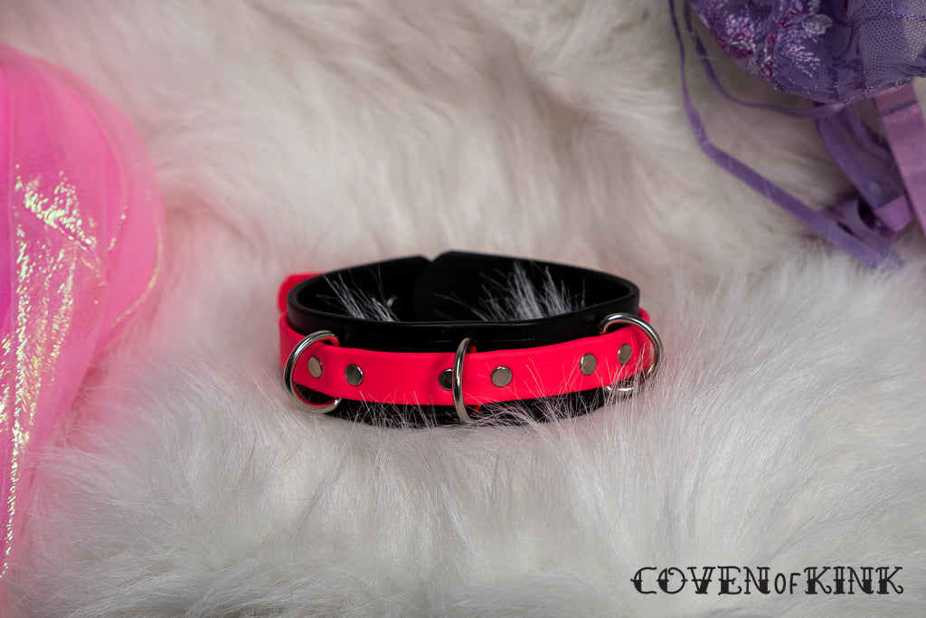 Triple D Ring Submissive Play Collar