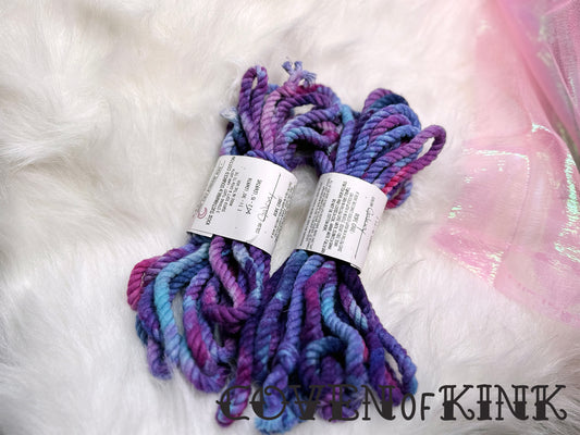 Galaxy Hand Dyed Sustainably Sourced Cotton Bondage Rope