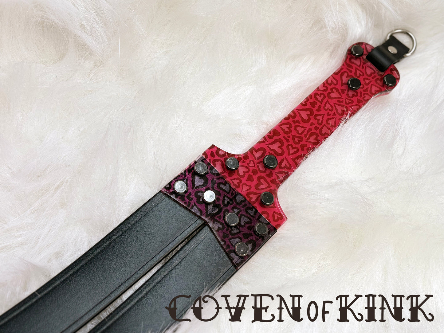 Double Strap Vegan Leather Slapper