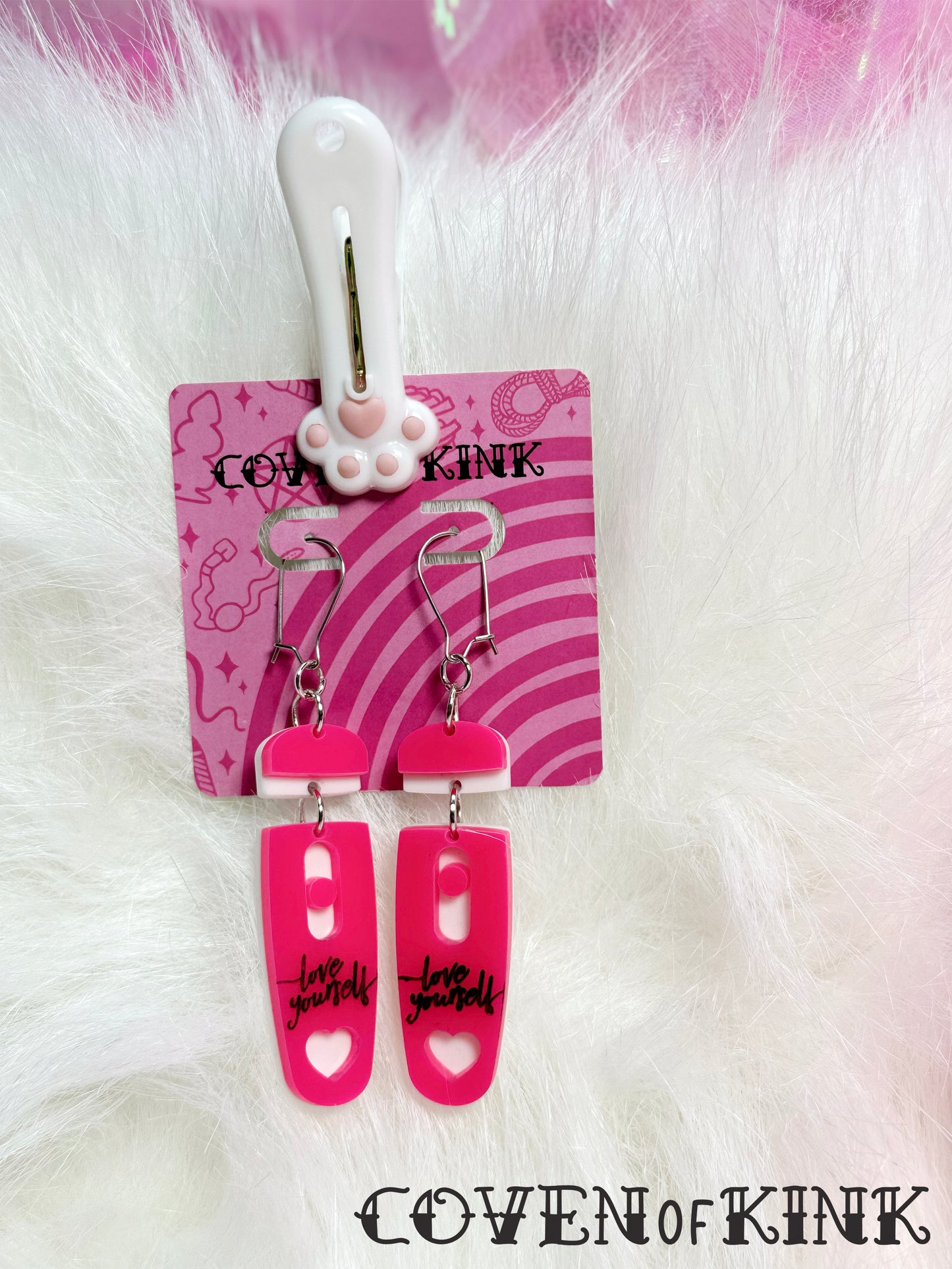 ‘Love Yourself’ Vibrator Earrings